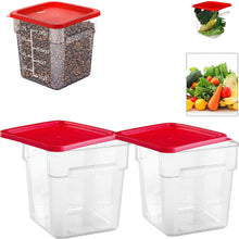 Load image into Gallery viewer, SPACE SAVING CONT SQ 18QT/17L CLR