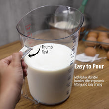 Load image into Gallery viewer, MEASURING CUP 4QT/4.4L CLR