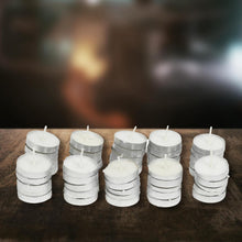 Load image into Gallery viewer, -Lume Tealight Candles 4 Hour Box 50 x 10 Ctn 500 Code: 420103