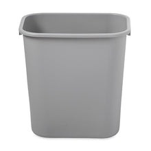 Load image into Gallery viewer, WASTEBASKET MED RECT 28QT/27L GRAY