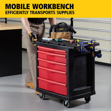 Load image into Gallery viewer, 5 DRAWER MOBILE WORK CENTER