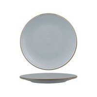 Load image into Gallery viewer, ROUND COUPE PLATE- RIBBED - BLUESTONE (Box of 6)