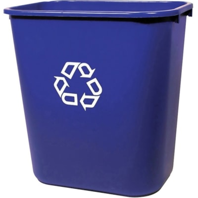 DESKSIDE RECYCLE MED 28QT/27L BLUE