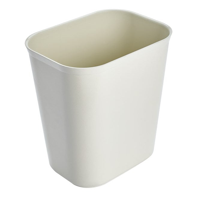WASTEBASKET SMALL RECT 14QT/13L BEIG
