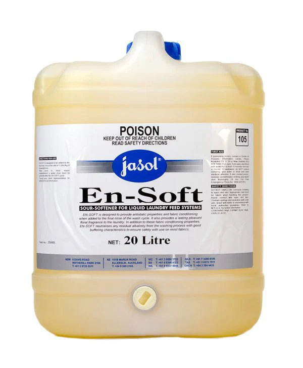 065760 (EN-SOFT LIQUID LAUNDRY SOFTENER 20L) – Hospitality Worldwide ...