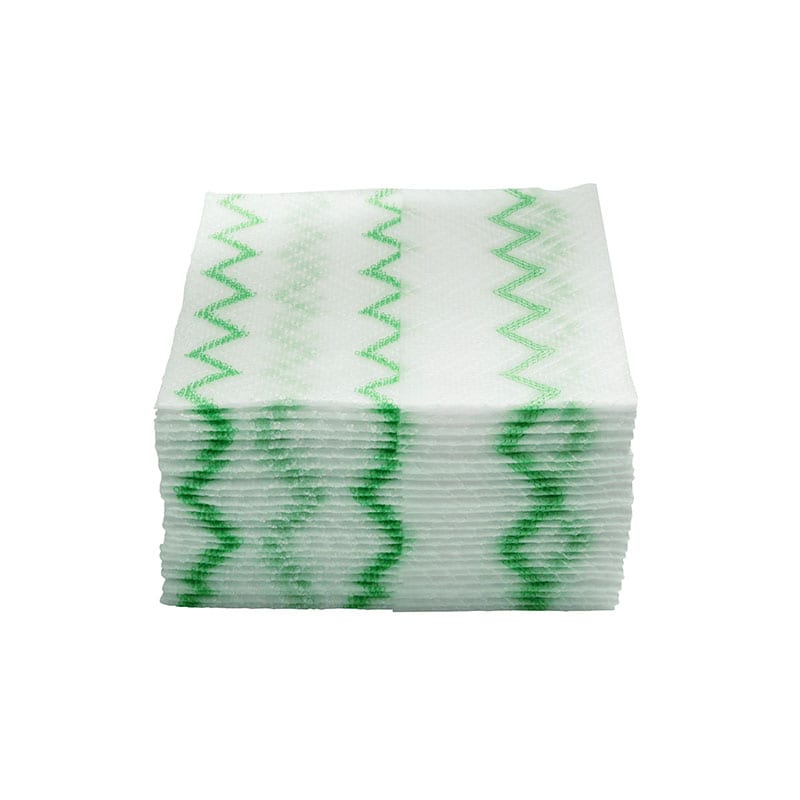 DISPOSABLE MICROFIBER CLOTH - GREEN