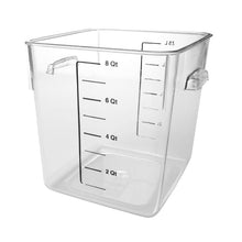 Load image into Gallery viewer, SPACE SAVING CONT SQ 8QT/7.6L CLR
