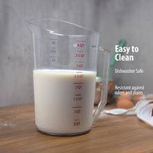 Load image into Gallery viewer, MEASURING CUP 4QT/4.4L CLR
