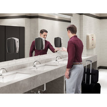 Load image into Gallery viewer, CUSTOM SANITISER STATION BLK/WHT DSP
