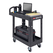 Load image into Gallery viewer, HD ERGO UTILITY CART FLAT SHELF SM BLA
