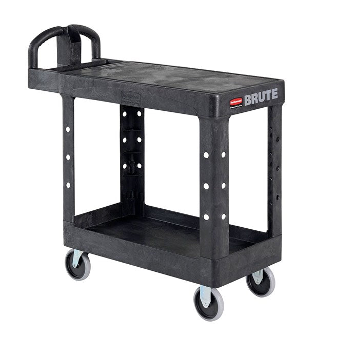 HD ERGO UTILITY CART FLAT SHELF SM BLA
