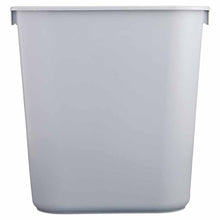 Load image into Gallery viewer, WASTEBASKET SMALL RECT 14QT/13L GRAY
