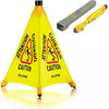 CAUTION SIGN POP-UP WET FLOOR 20IN/51CM