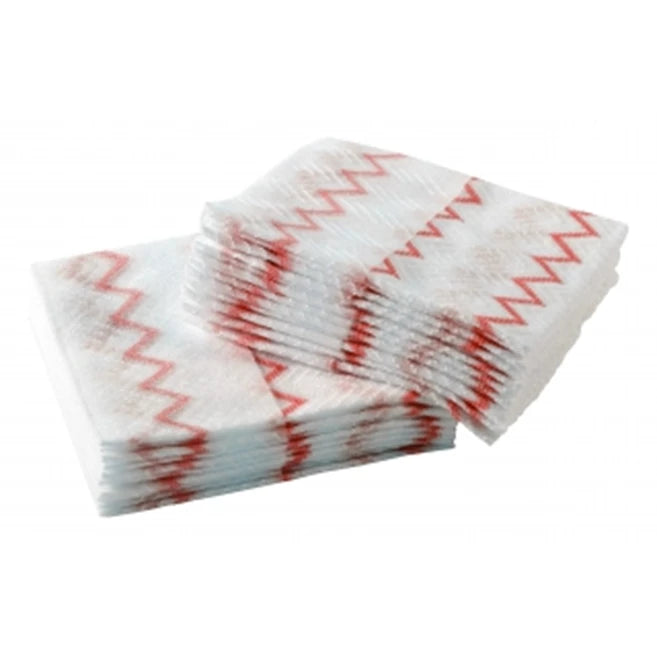 DISPOSABLE MICROFIBER CLOTH - RED