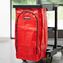 Load image into Gallery viewer, JAN CLEAN CART VINYL BAG 34 GAL RED
