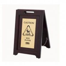 Load image into Gallery viewer, EXEC MULTI-LING CAUTION SIGN 2S GOLD
