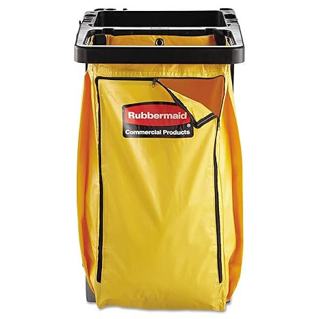 JAN CLEAN CART VINYL BAG 34 GAL YEL