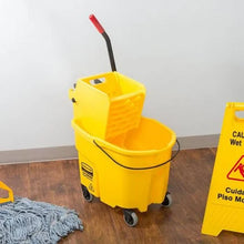 Load image into Gallery viewer, 35 QT WAVEBRAKE 2 SP BUCKET WRINGER YEL
