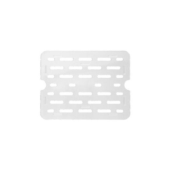 POLYCARBONATE DRAIN PLATE - CLEAR