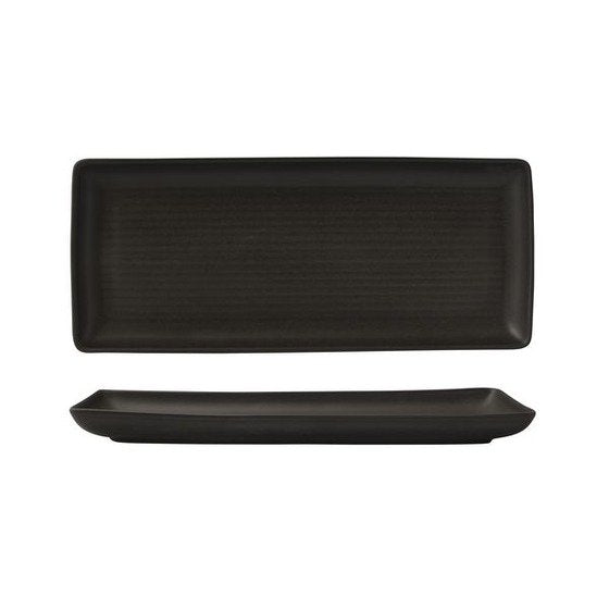 SHARE PLATTER - RIBBED - ZUMA CHARCOAL (Box of 6)