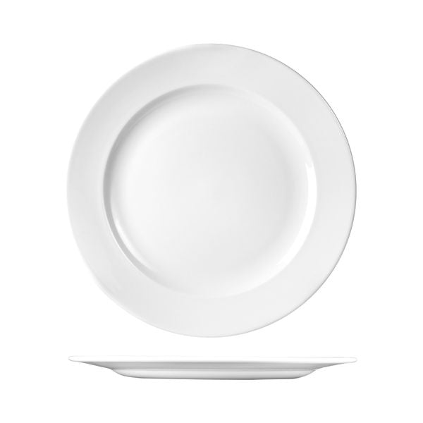 Round Plate - Wide Rim (Box of 24)